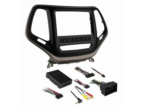 Metra Premium monteringssett 2-DIN Jeep Cherokee (2014 -->) "bronse"